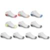 Fruit of the Loom Boys’ Dual Defense No Show Socks (10 Pack)(White/Red white/Charcoal white/Charcoal white/Yell)