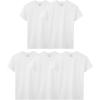 Fruit of the Loom Boys’ Eversoft Cotton Undershirts, T Shirts & Tank Tops(T Shirt – Boys – 5 Pack – White)