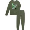 Fruit of the Loom Boys Waffle Thermal Underwear Set(Green)