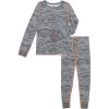 Fruit of the Loom Boys Waffle Thermal Underwear Set(Grey Camo)