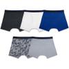 Fruit of the Loom Boys’ and Toddler Boxer Briefs, Tag Free & Breathable Underwear, Assorted Color Multipacks(5 Pack – Breathable Cotton Mesh)