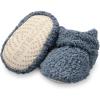 Fruit of the Loom Cozy Thermal Wrap Booties with Non-slip Grips for Baby Girls, Boys, Unisex -(Blue Sherpa)