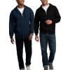 Fruit of the Loom Eversoft Fleece Hoodies, Pullover & Full Zip, Moisture Wicking & Breathable, Sizes S-4X(2 Pack – Black/Navy)