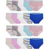Fruit of the Loom Girls’ Cotton Brief Underwear Multipacks(Brief – 20 Pack – White/Stripes/Animal Print)