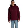 Fruit of the Loom Men’s Crafted Comfort Fleece Sweatshirts, Hoodies, & Sweatpants, Super Soft Cotton Blend, Hoodie – Maroon Heather, Small