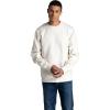 Fruit of the Loom Men’s Crafted Comfort Fleece Sweatshirts, Hoodies, & Sweatpants, Super Soft Cotton Blend, Sweatshirt – Sweet Cream, Medium