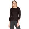 Fruit of the Loom Women’s Thermal Waffle Top(Black Soot)