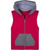 Fruit of the Loom boys Fleece & Sweatpants Vest, Vest – True Red, Small US