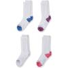 Fruit of the Loom girls Everyday Essential Soft Cushion Socks(White)