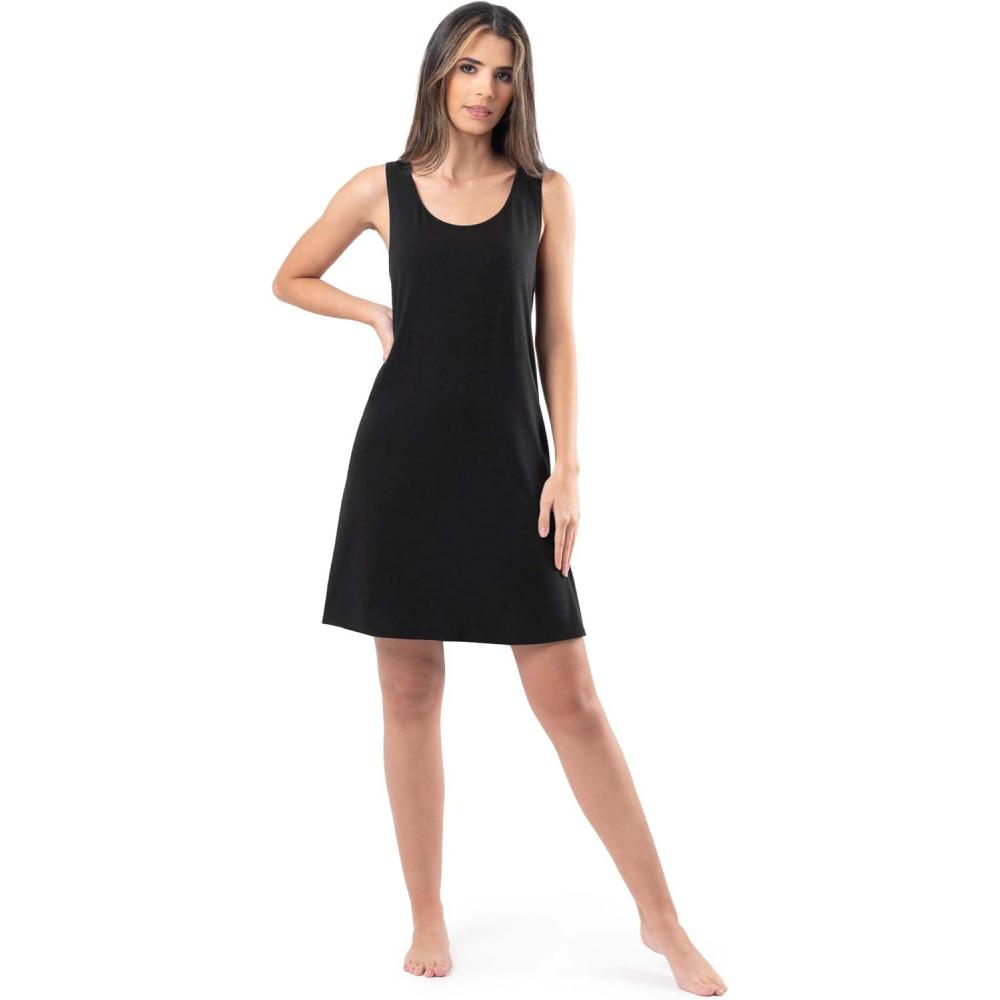 imageFruit of the Loom Womens Breathable Sleep ChemiseBlack