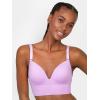 Fruit of the Loom: A Fresh Collection Confidence Booster 2 Pack Women’s Seamless Push Up Bras for Lifted Comfort(Heather Grey/Stellar Orchid)