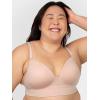 Fruit of the Loom: A Fresh Collection Confidence Booster 2 Pack Women’s Seamless Push Up Bras for Lifted Comfort(Rose Shadow/Black Hue)