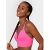 Fruit of the Loom: A Fresh Collection Confidence Booster 2 Pack Women’s Seamless Push Up Bras for Lifted Comfort(Sugar Plum/Black Hue)