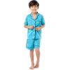 Fruit of the Loom Energize Boy’s Loose Fit Pajama Set(Jubilant Turquoise)