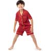 Fruit of the Loom Energize Boy’s Loose Fit Pajama Set(Vermillion)