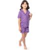 Fruit of the Loom Energize Girl’s Loose Fit Pajama Set(Candy Grape)