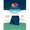 Fruit of the Loom Men’s 360 Stretch Boxer Briefs, High Performance Stretch, Quick Dry & Moisture Wicking(Coolsoft – 6 Pack – Black/Grey)