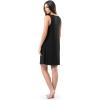 Fruit of the Loom Women’s Breathable Sleep Chemise(Black)
