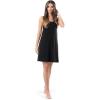 Fruit of the Loom Women’s Breathable Sleep Chemise(Black)
