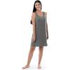 Fruit of the Loom Women’s Breathable Sleep Chemise(Heather Grey)