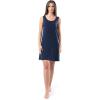 Fruit of the Loom Women’s Breathable Sleep Chemise(Midnight Blue)