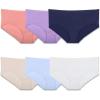 Fruit of the Loom Women’s Underwear Breathable Panties (Regular & Plus, Plus Size Hipster-Micro Mesh-6 Pack, 12