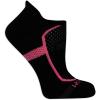 Fruit of the Loom Women’s Coolzone Active Lightweight Cotton Socks(Black/Purple  Black/Grey  Black/Blue  Black/Salmon  Black/Pink  Black/Lavender)