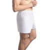 Fruit of the Loom mens Men’s Tag Free Woven Boxer Shorts, Relaxed Fit, Moisture Wicking, Assorted Color Multipacks(White)