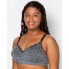 Fruit of the Loom Women’s 2-Pack Seamless Wire-Free Push-Up Bra – Soft, Comfortable & Supportive(Black Hue/Charcoal Heather 2-pack)