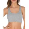 Fruit of the Loom Women’s Multi-Pack Tank Top Style Sports Bra(Blushing Rose/White/Heather Grey)
