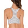 Fruit of the Loom Women’s Multi-Pack Tank Top Style Sports Bra(Skinny Stripe/White/Heather Grey)