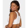 Fruit of the Loom Women’s Multi-Pack Tank Top Style Sports Bra(White/White/Popsicle Pink)