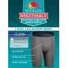 Fruit of the Loom Men’s Micro Mesh Boxer Briefs(Long Leg – Cotton Mesh – Colors May Vary)