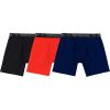 Fruit of the Loom Men’s Micro Mesh Boxer Briefs(Red/Navy/Black)