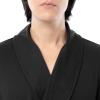 Fruit of the Loom mens Lightweight French Terry Robe(Black)