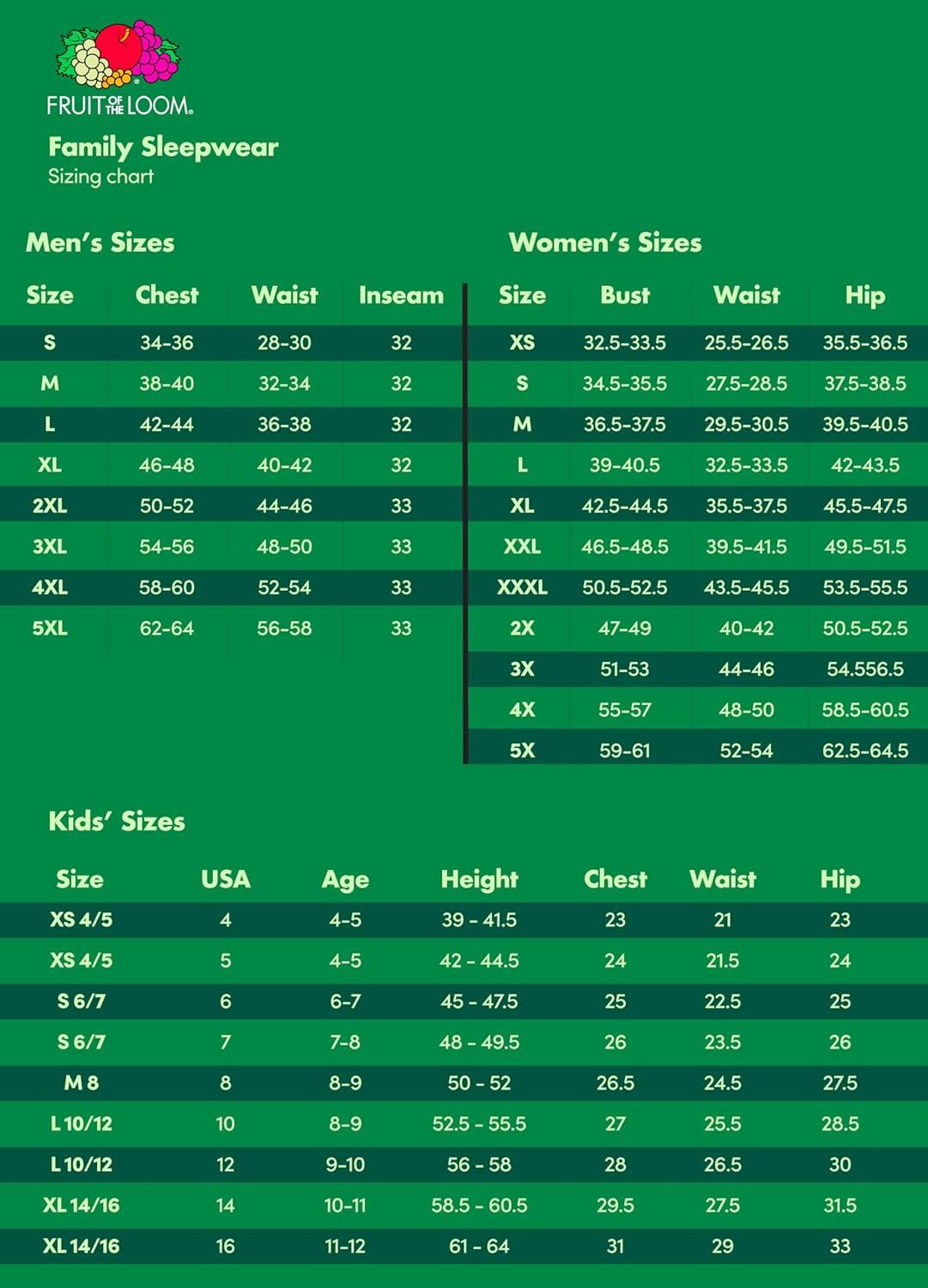 imageFruit of the Loom Men Matching Holiday Family Sleep Pajama Set for Women Men and KidsRedRed Plaid