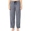 Fruit of the Loom Womens Fleece Sleep Pajama Pant, 2 Pack(Heather Grey/Camo)