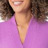 Fruit of the Loom womens Lightweight Waffle Knit Kimono Robe(Radiant Orchid)