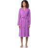 Fruit of the Loom womens Lightweight Waffle Knit Kimono Robe(Radiant Orchid)