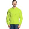 Fruit of the Loom mens Eversoft Fleece Pullover Hooded Sweatshirt, Moisture Wicking & Breathable(Safety Green Pullover)