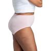 Fruit of the Loom Women’s Breathable Underwear, Moisture Wicking Keeps You Cool & Comfortable, Available in Plus Size(Micro Mesh – Plus Size Brief – 10 Pack – Colors May Vary)