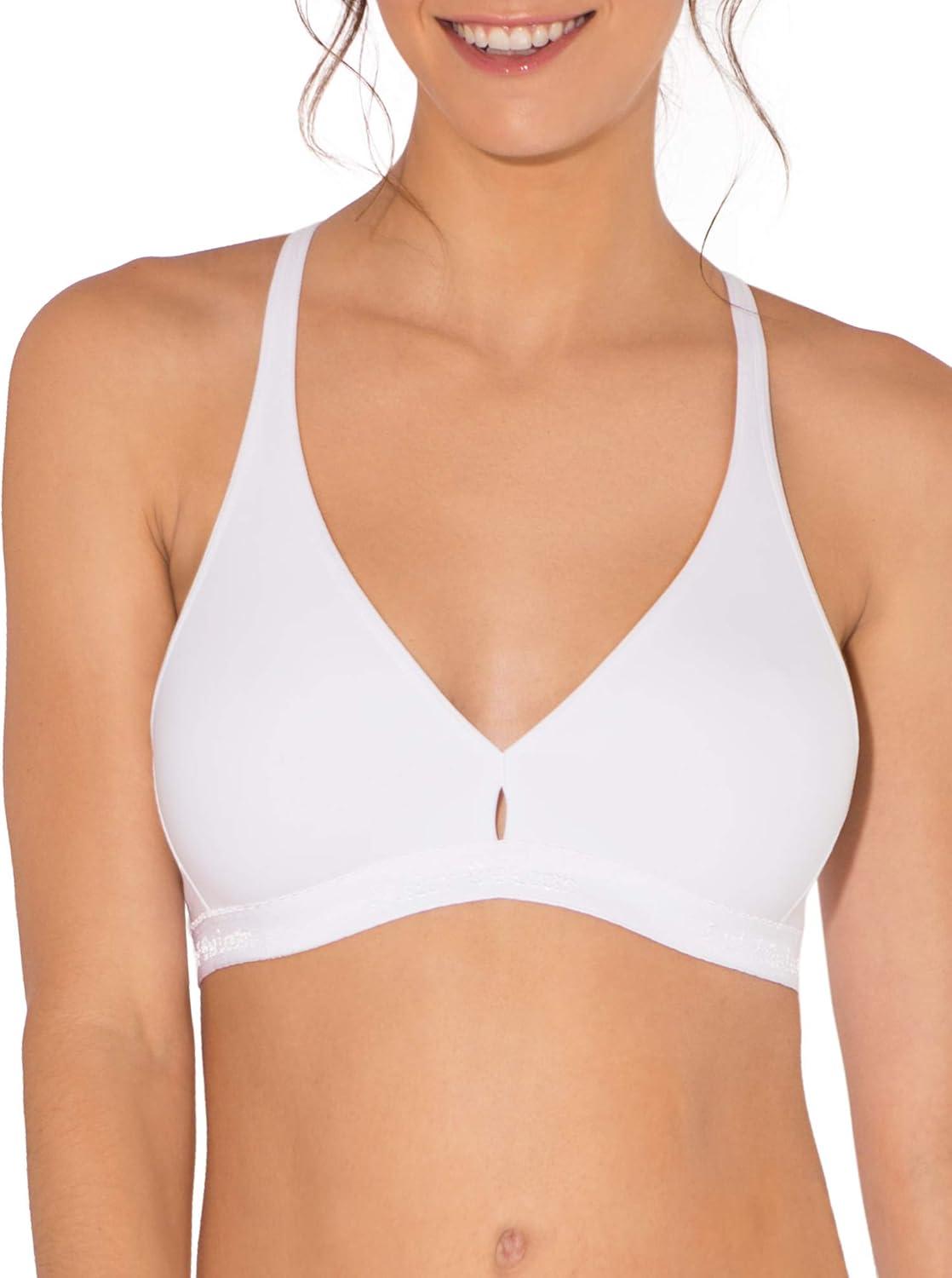 image:imageFruit of the Loom womens Wirefree Cotton BraletteSandWhite