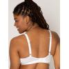 Fruit of the Loom womens Wirefree Cotton Bralette(Black Hue/White/Sand)