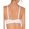 Fruit of the Loom womens Wirefree Cotton Bralette(Heather Grey/White)