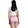 Fruit of the Loom womens Eversoft Cotton Underwear Multipacks, Tag Free & Breathable, Available in Plus Size(Bikini – Grey/Blue/Purple)