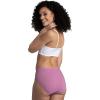Fruit of the Loom womens Eversoft Cotton Underwear Multipacks, Tag Free & Breathable, Available in Plus Size(Hi Cut – Navy/White/Pink)