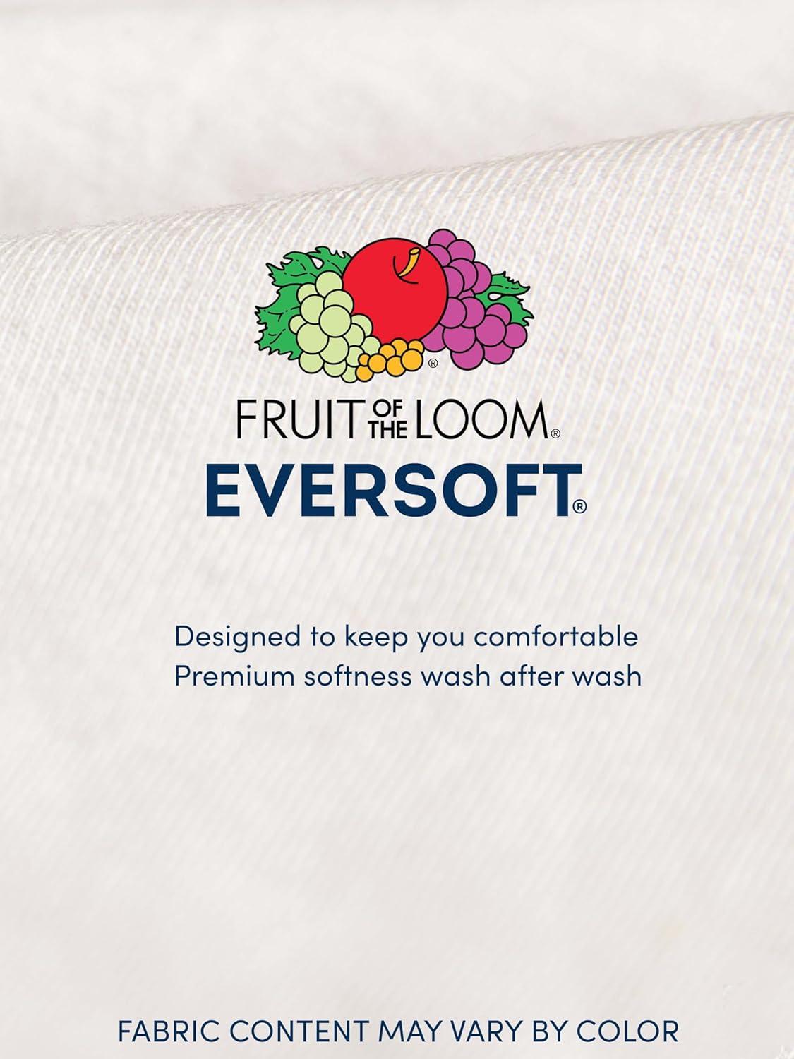 image:imageFruit of The Loom Mens Crew Tee Undershirts Moisture Wicking amp Tag Free Also Available in Big amp TallTall Man White 6 Pack
