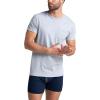 Fruit of The Loom Mens Pocket Tee Undershirts, Moisture Wicking & Tag Free, Short Sleeve Pocket T-Shirts(Black/Grey – 3 Pack – Pocket)