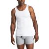 Fruit of the Loom Men’s Sleeveless Tag Free Moisture Wicking Tank A-Shirt(6 Pack White)