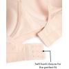 Fruit of The Loom Women’s 2-Pack Seamless Wire-Free Push-Up Bra – Soft, Comfortable & Supportive(Charcoal Heather)